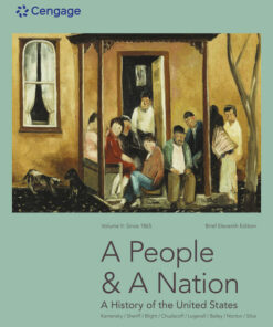 A People and a Nation: A History of the United States Brief Edition Volume II: to 1865 11th Edition