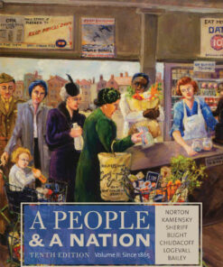 A People and a Nation Volume II: Since 1865 10th Edition