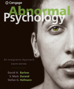 Abnormal Psychology: An Integrative Approach 8th Edition