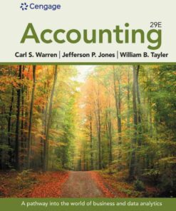 Accounting, 29th Edition