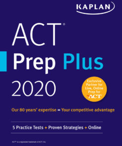 ACT Prep Plus 2020: 5 Practice Tests Proven Strategies Online