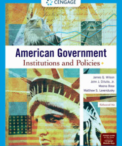 American Government: Institutions and Policies Enhanced 16th Edition