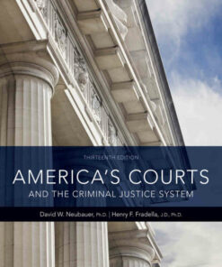 America's Courts and the Criminal Justice System 13th Edition