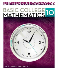 Basic College Mathematics: An Applied Approach 10th Edition