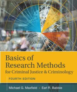 Basics of Research Methods for Criminal Justice and Criminology 4th Edition