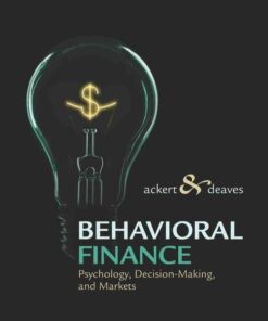 Behavioral Finance: Psychology Decision-Making and Markets 1st Edition