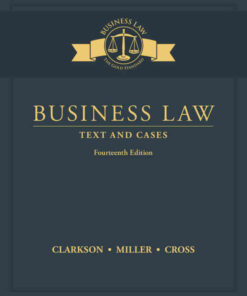 Business Law: Text and Cases 14th Edition
