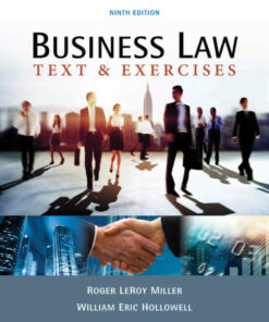 Business Law: Text & Exercises 9th Edition