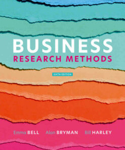 Business Research Methods 6th Edition