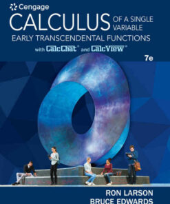 Calculus of a Single Variable: Early Transcendental Functions 7th Edition
