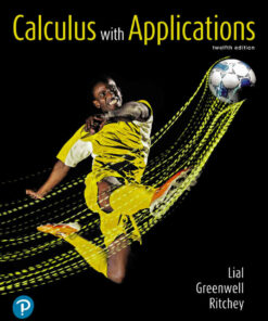 Calculus with Applications, 12th Edition
