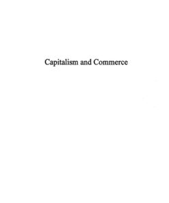 Capitalism and Commerce: Conceptual Foundations of Free Enterprise