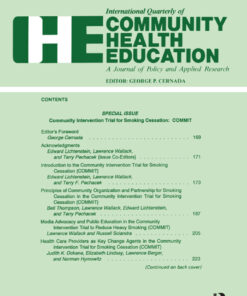Community Intervention Trial for Smoking Cessation: COMMIT
