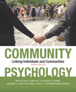 Community Psychology: Linking Individuals and Communities