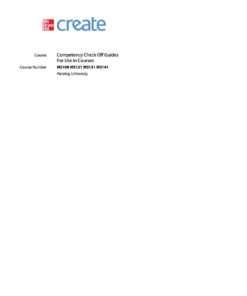 Competency Check-Off Guides Building Confidence Through Core Competency Checklists