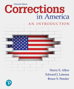 Corrections in America: An Introduction, 15th Edition