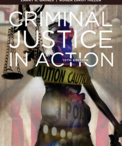 Criminal Justice in Action 10th Edition