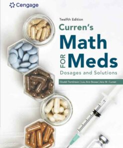 Curren's Math for Meds: Dosages and Solutions 12th Edition