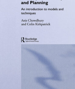 Development Policy and Planning: An Introduction to Models and Techniques