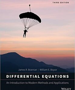 Differential Equations: An Introduction to Modern Methods and Applications