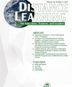 Distance Learning: Volume 18 #1