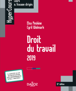 Droit du travail 2019