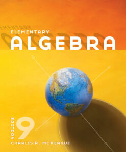 Elementary Algebra 9th Edition