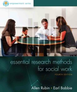 Empowerment Series: Essential Research Methods for Social Work 4th Edition