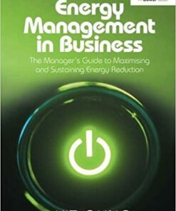 Energy Management in Business: The Manager's Guide to Maximising and Sustaining Energy Reduction