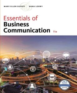 Essentials of Business Communication, 11th Edition