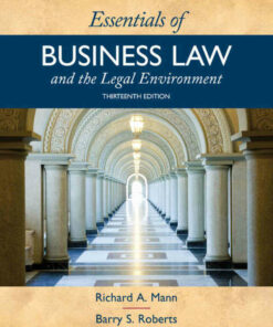 Essentials of Business Law and the Legal Environment 13th Edition