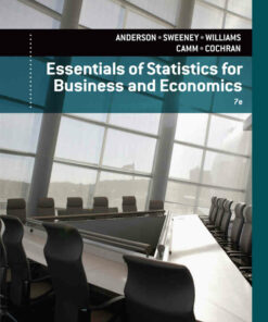 Essentials of Statistics for Business and Economics 7th Edition