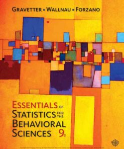 Essentials of Statistics for The Behavioral Sciences 9th Edition
