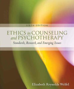 Ethics in Counseling & Psychotherapy 6th Edition