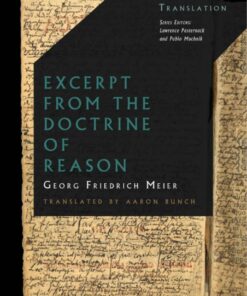 Excerpt from the Doctrine of Reason: International Perspectives