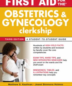 First Aid for the Obstetrics and Gynecology Clerkship Third Edition