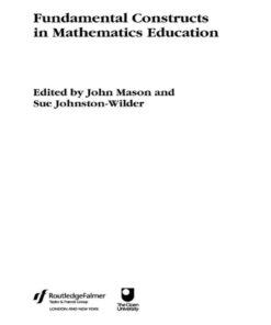 Fundamental Constructs in Mathematics Education
