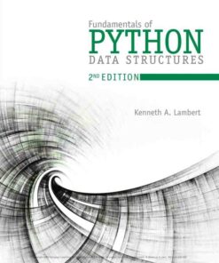 Fundamentals of Python: Data Structures 2nd Edition