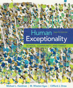 Human Exceptionality: School Community and Family 12th Edition