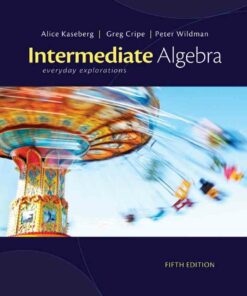 Intermediate Algebra 5th Edition