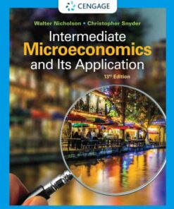 Intermediate Microeconomics and Its Application 13th Edition