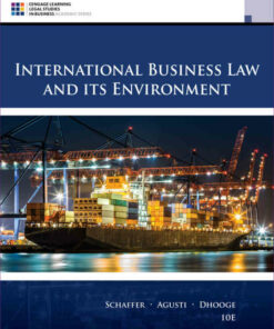 International Business Law and Its Environment 10th Edition