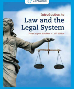 Introduction to Law and the Legal System 12th Edition