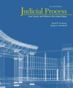 Judicial Process: Law Courts and Politics in the United States 7th Edition