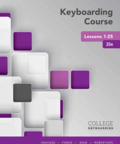 Keyboarding Course Lessons 1-25 20th Edition