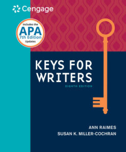 Keys for Writers (w/ MLA9E & APA7E Updates) 8th Edition