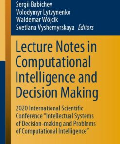 Lecture Notes in Computational Intelligence and Decision Making: 2020 International Scientific Conference "Intellectual Systems of Decision-making and Problems of Computational Intelligence?