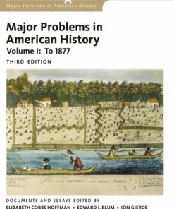 Major Problems in American History Volume I 3rd Edition