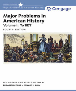 Major Problems in American History Volume I 4th Edition