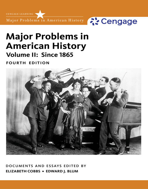 Major Problems in American History Volume II 4th Edition